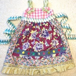 Matilda Jane Platinum Smart Knot Dress Size 8